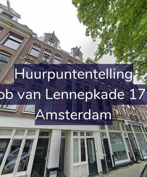 Foto gevel Huurpuntentelling voor Jacob van Lennepkade 173-2, Amsterdam