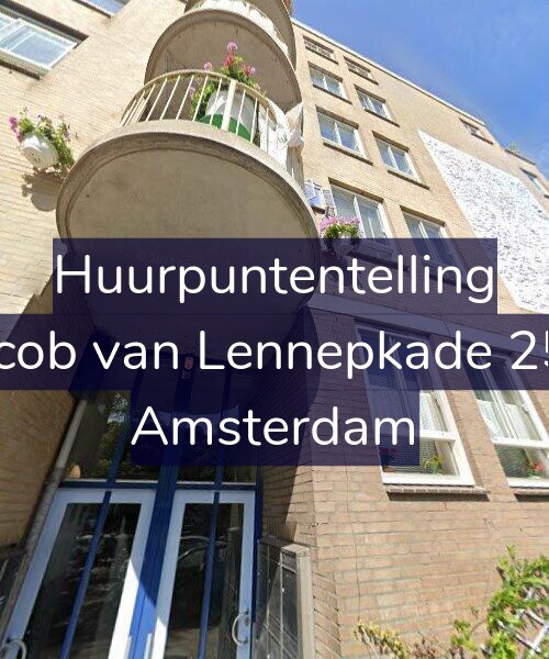 Foto gevel Huurpuntentelling voor Jacob van Lennepkade 254, Amsterdam