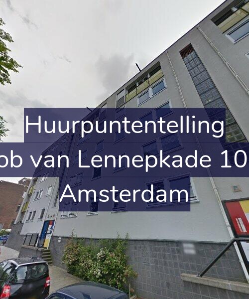 Foto gevel Huurpuntentelling voor Jacob van Lennepkade 109-F, Amsterdam