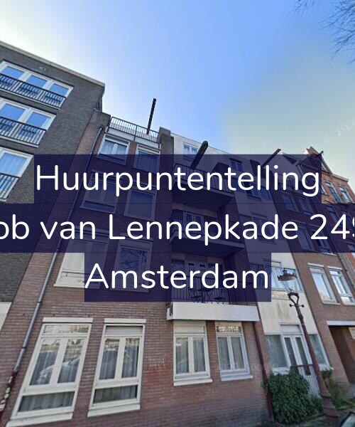 Foto gevel Huurpuntentelling voor Jacob van Lennepkade 249-A, Amsterdam