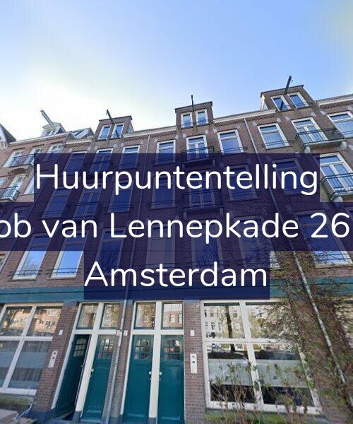 Foto gevel Huurpuntentelling voor Jacob van Lennepkade 265-E, Amsterdam