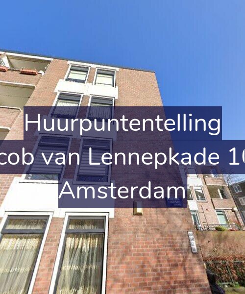Foto gevel Huurpuntentelling voor Jacob van Lennepkade 100, Amsterdam