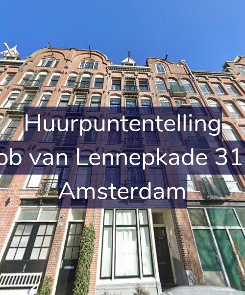 Foto gevel Huurpuntentelling voor Jacob van Lennepkade 318-1, Amsterdam