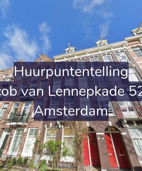 Foto gevel Huurpuntentelling voor Jacob van Lennepkade 52-1, Amsterdam