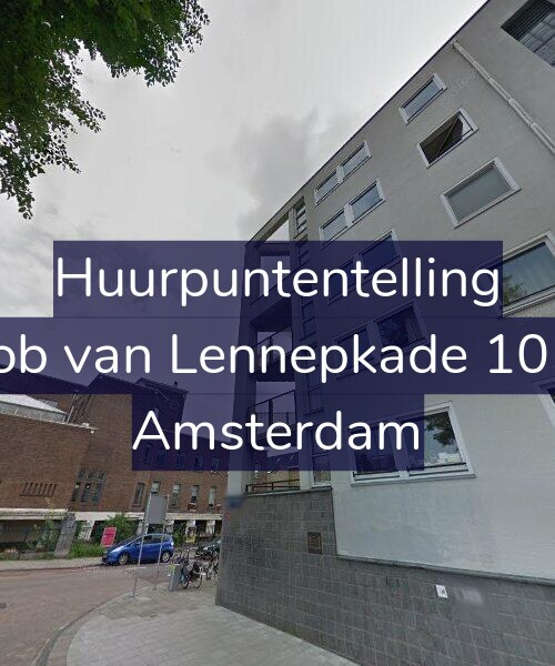 Foto gevel Huurpuntentelling voor Jacob van Lennepkade 105-C, Amsterdam