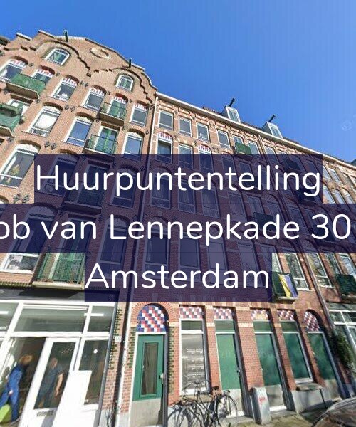 Foto gevel Huurpuntentelling voor Jacob van Lennepkade 306-C, Amsterdam