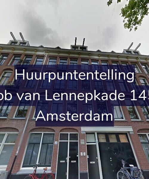 Foto gevel Huurpuntentelling voor Jacob van Lennepkade 145-H, Amsterdam
