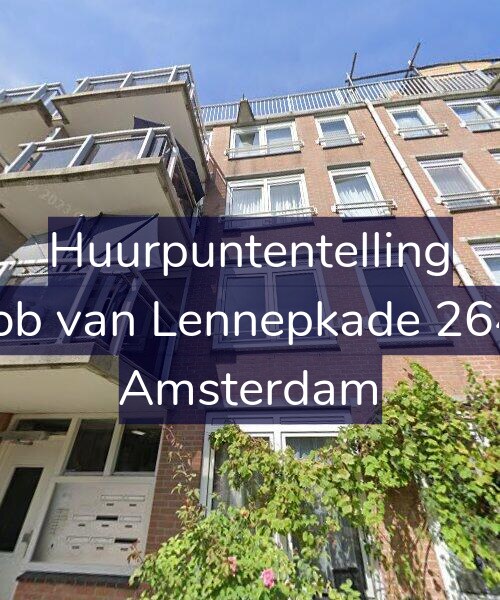Foto gevel Huurpuntentelling voor Jacob van Lennepkade 264-A, Amsterdam