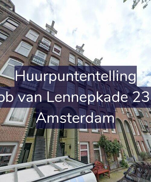 Foto gevel Huurpuntentelling voor Jacob van Lennepkade 231-2, Amsterdam