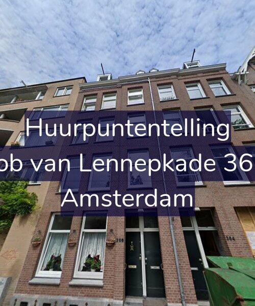 Foto gevel Huurpuntentelling voor Jacob van Lennepkade 366-2, Amsterdam