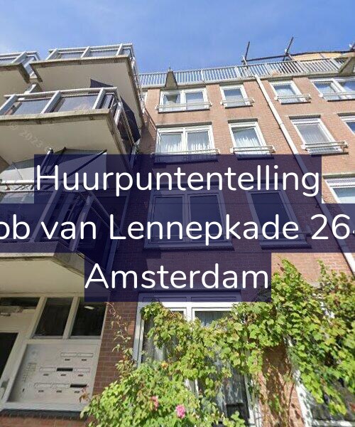 Foto gevel Huurpuntentelling voor Jacob van Lennepkade 264-C, Amsterdam