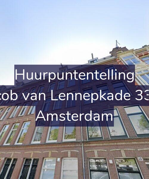 Foto gevel Huurpuntentelling voor Jacob van Lennepkade 33-3, Amsterdam