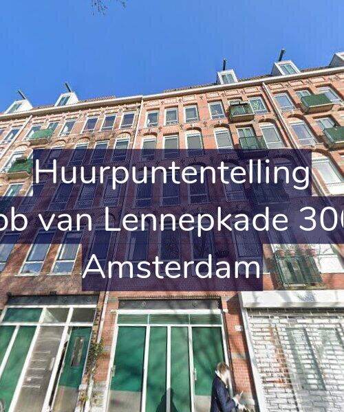 Foto gevel Huurpuntentelling voor Jacob van Lennepkade 300-D, Amsterdam