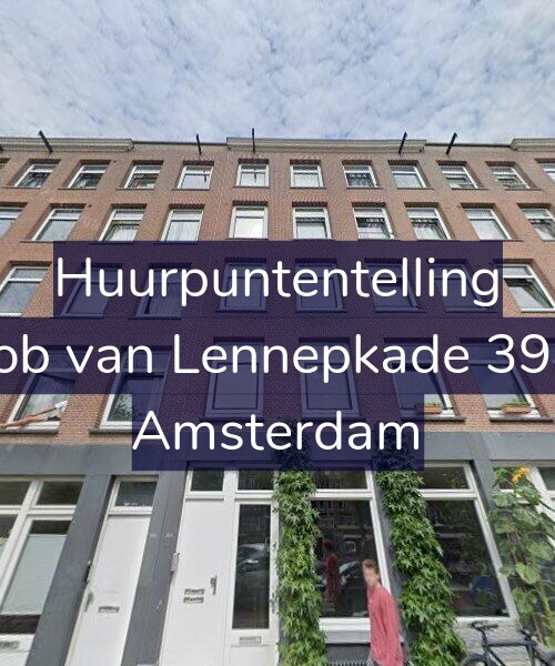 Foto gevel Huurpuntentelling voor Jacob van Lennepkade 394-3, Amsterdam