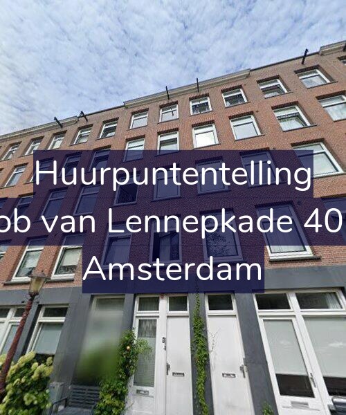 Foto gevel Huurpuntentelling voor Jacob van Lennepkade 400-3, Amsterdam