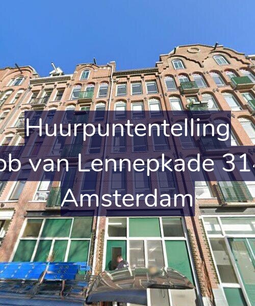 Foto gevel Huurpuntentelling voor Jacob van Lennepkade 314-A, Amsterdam