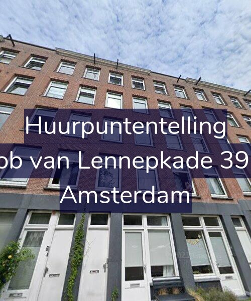 Foto gevel Huurpuntentelling voor Jacob van Lennepkade 398-1, Amsterdam