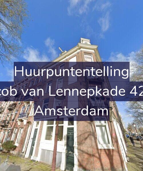 Foto gevel Huurpuntentelling voor Jacob van Lennepkade 42-1, Amsterdam