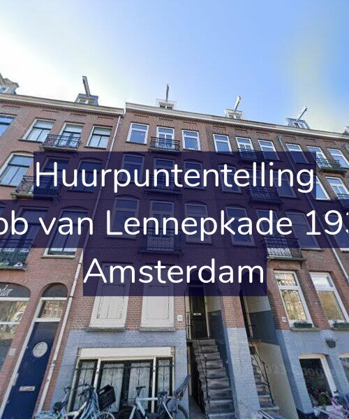 Foto gevel Huurpuntentelling voor Jacob van Lennepkade 193-H, Amsterdam
