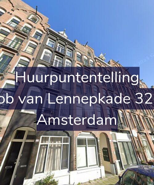 Foto gevel Huurpuntentelling voor Jacob van Lennepkade 326-2, Amsterdam