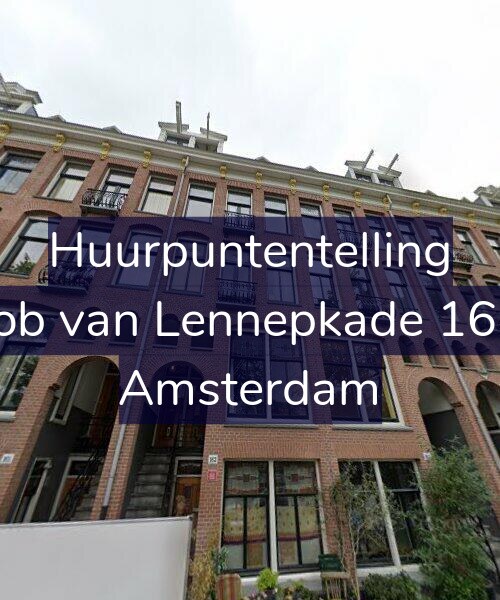 Foto gevel Huurpuntentelling voor Jacob van Lennepkade 163-2, Amsterdam