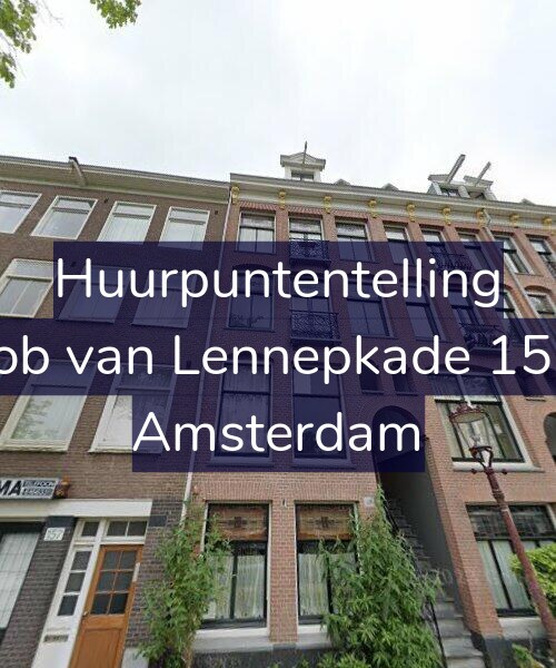 Foto gevel Huurpuntentelling voor Jacob van Lennepkade 159-1, Amsterdam