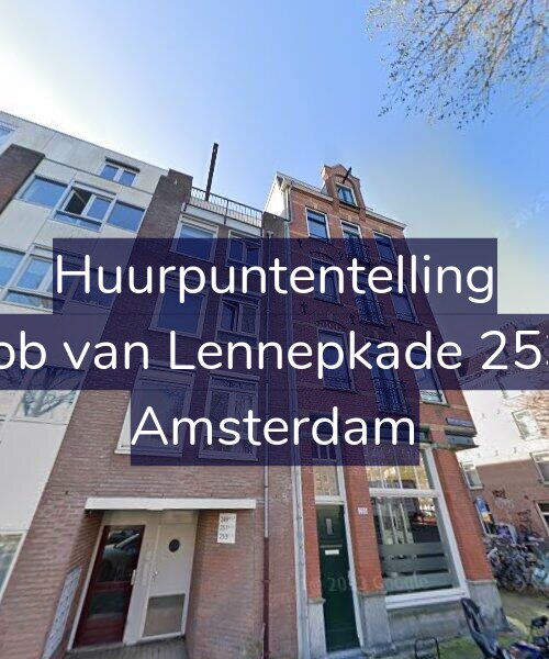Foto gevel Huurpuntentelling voor Jacob van Lennepkade 253-B, Amsterdam