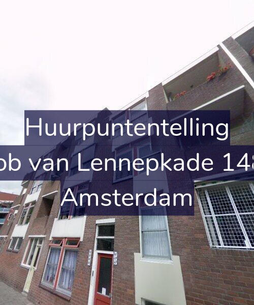 Foto gevel Huurpuntentelling voor Jacob van Lennepkade 148-A, Amsterdam