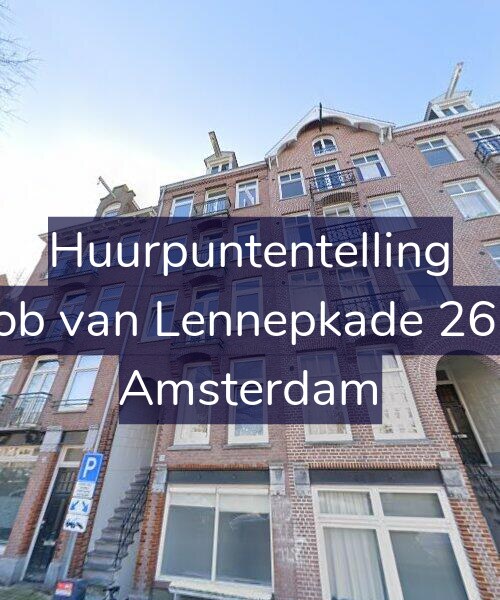 Foto gevel Huurpuntentelling voor Jacob van Lennepkade 263-3, Amsterdam