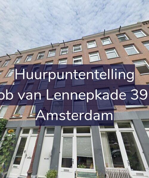 Foto gevel Huurpuntentelling voor Jacob van Lennepkade 390-4, Amsterdam