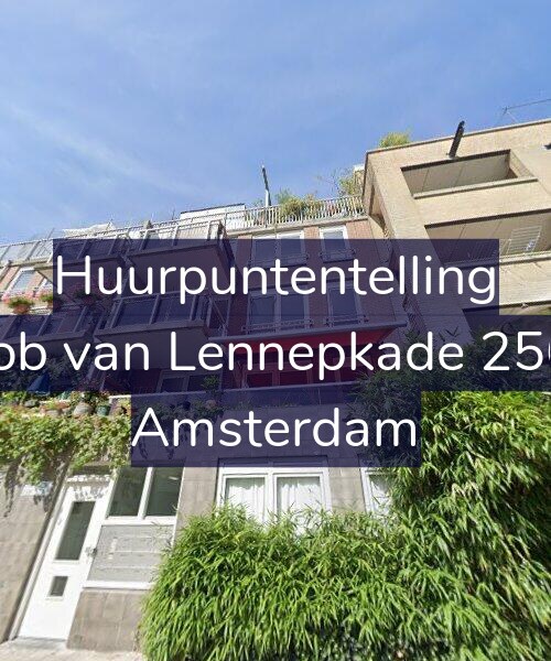 Foto gevel Huurpuntentelling voor Jacob van Lennepkade 256-C, Amsterdam