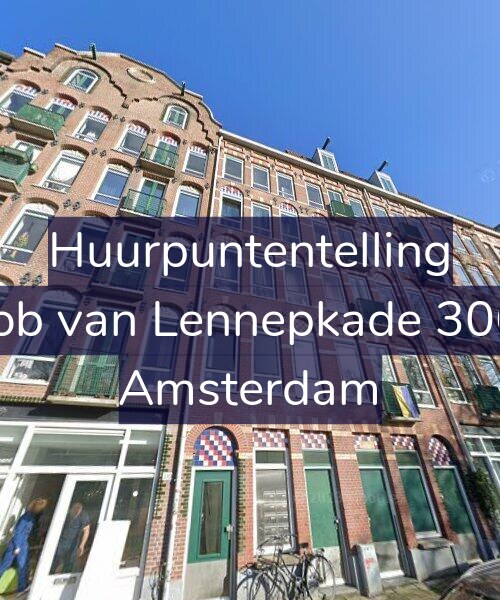Foto gevel Huurpuntentelling voor Jacob van Lennepkade 306-B, Amsterdam