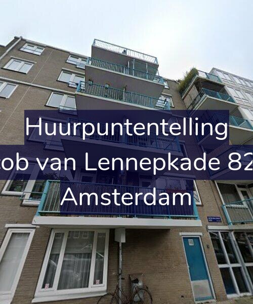 Foto gevel Huurpuntentelling voor Jacob van Lennepkade 82-G, Amsterdam