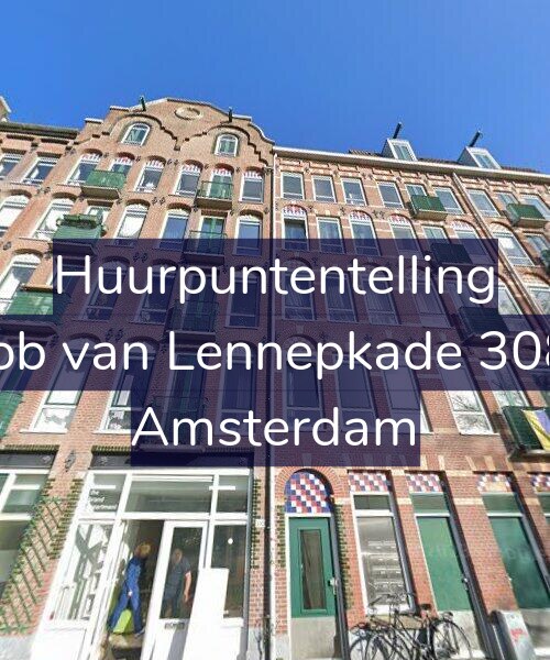 Foto gevel Huurpuntentelling voor Jacob van Lennepkade 308-A, Amsterdam