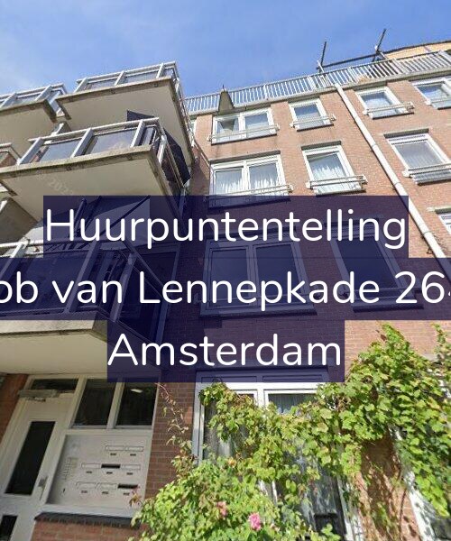 Foto gevel Huurpuntentelling voor Jacob van Lennepkade 264-B, Amsterdam