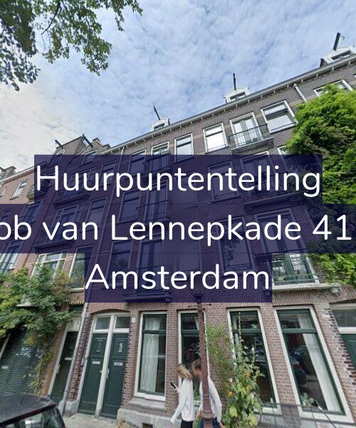 Foto gevel Huurpuntentelling voor Jacob van Lennepkade 418-3, Amsterdam