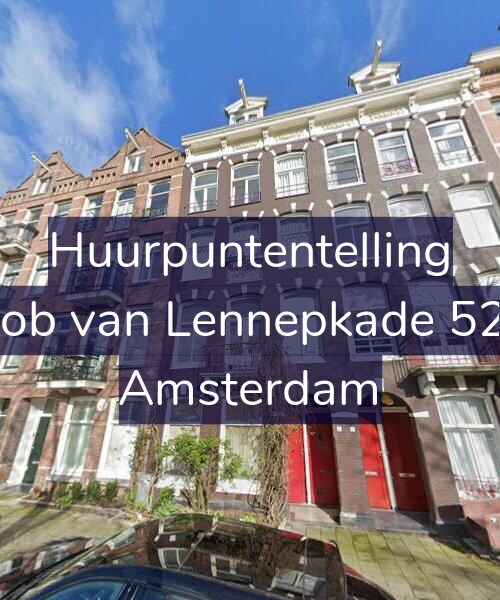 Foto gevel Huurpuntentelling voor Jacob van Lennepkade 52-H, Amsterdam