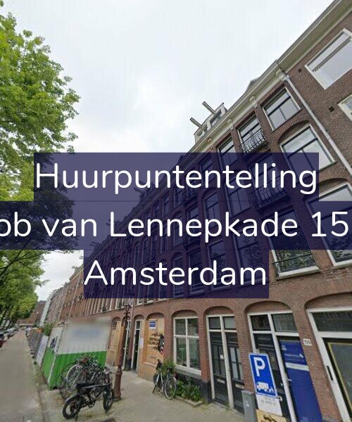 Foto gevel Huurpuntentelling voor Jacob van Lennepkade 151-2, Amsterdam