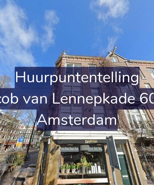 Foto gevel Huurpuntentelling voor Jacob van Lennepkade 60-1, Amsterdam