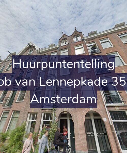 Foto gevel Huurpuntentelling voor Jacob van Lennepkade 354-3, Amsterdam