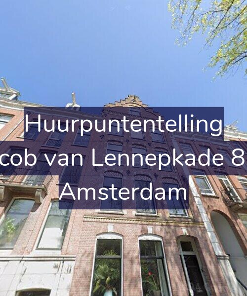 Foto gevel Huurpuntentelling voor Jacob van Lennepkade 8-2, Amsterdam