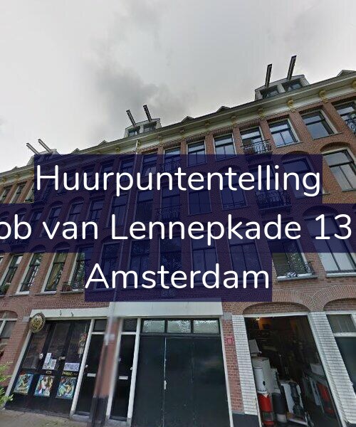 Foto gevel Huurpuntentelling voor Jacob van Lennepkade 139-3, Amsterdam