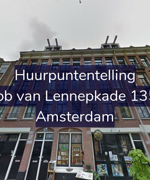 Foto gevel Huurpuntentelling voor Jacob van Lennepkade 135-H, Amsterdam