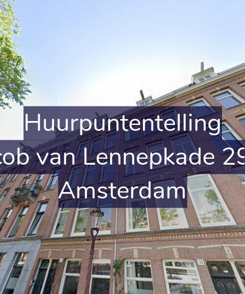 Foto gevel Huurpuntentelling voor Jacob van Lennepkade 29-2, Amsterdam