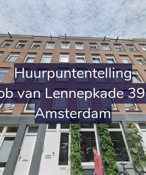 Foto gevel Huurpuntentelling voor Jacob van Lennepkade 394-4, Amsterdam