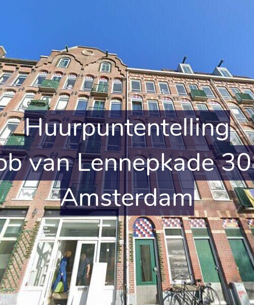 Foto gevel Huurpuntentelling voor Jacob van Lennepkade 308-C, Amsterdam