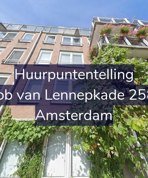 Foto gevel Huurpuntentelling voor Jacob van Lennepkade 258-A, Amsterdam