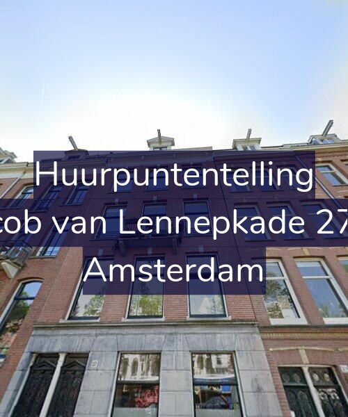 Foto gevel Huurpuntentelling voor Jacob van Lennepkade 27-2, Amsterdam