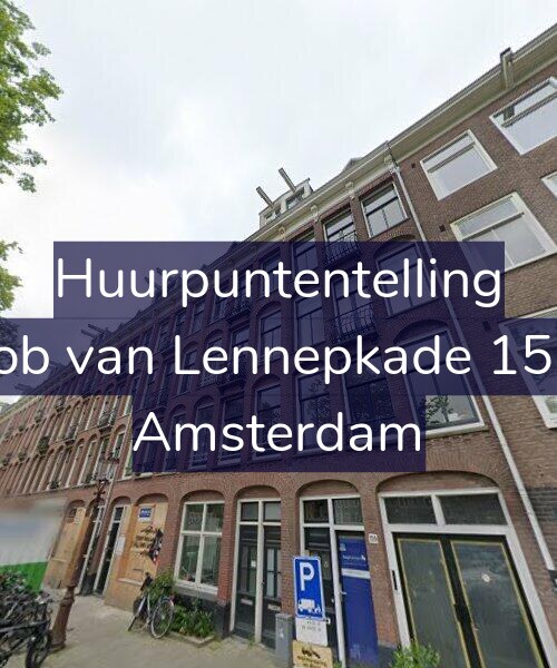 Foto gevel Huurpuntentelling voor Jacob van Lennepkade 153-1, Amsterdam