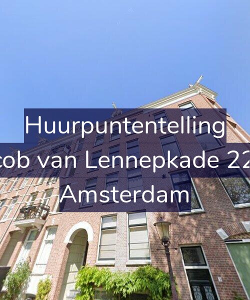Foto gevel Huurpuntentelling voor Jacob van Lennepkade 22-3, Amsterdam